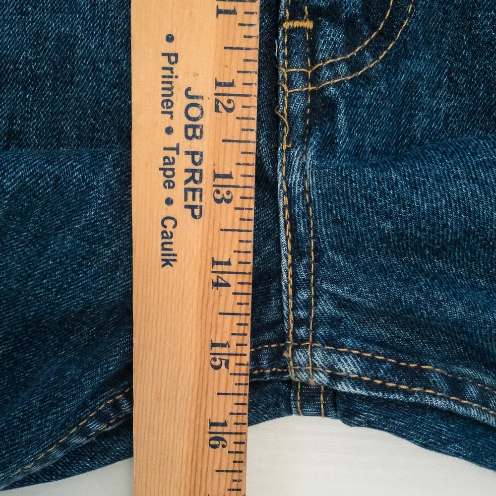 Levi's 505 Regular Fit Jeans Men 52x29 Dark Wash Big & Tall Straight Leg Cotton